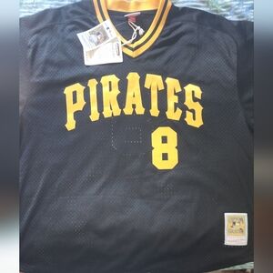 Willie Stargell Pittsburgh pirates Cooperstown authentic sz 56 (3XLB)